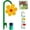 Yellow, variant on Harliver Crazy Dancing Daisy Sprinkler, Funny Dancing Flower Water Sprinklers 360° Rotating Sunflower Daisy Lawn Sprinkler for Yard Watering and Playing (Yellow)