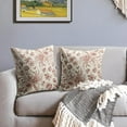 thumbnail image 3 of Sage Green Floral Pillow Covers 18x18 Set of 2 Spring Flower Vintage Chinoiserie Cream Decorative Throw Pillows Outdoor Country Farmhouse Pillowcases Square Cushion Case Decor for Home Sofa Couch Bed, 3 of 6