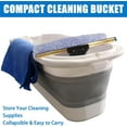 thumbnail image 4 of Window Cleaning Kit with Storage Bucket,Window Washing Kit with 4.13Ft Extension Pole,Scrubber,Spray Bottle,Duster Cloth,Squeegee with Rotating Head,Professional Window Cleaning Squeegee Kit, 4 of 7
