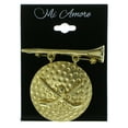 thumbnail image 2 of Golf Brooch Pin Gold Color  #LQP101, 2 of 2