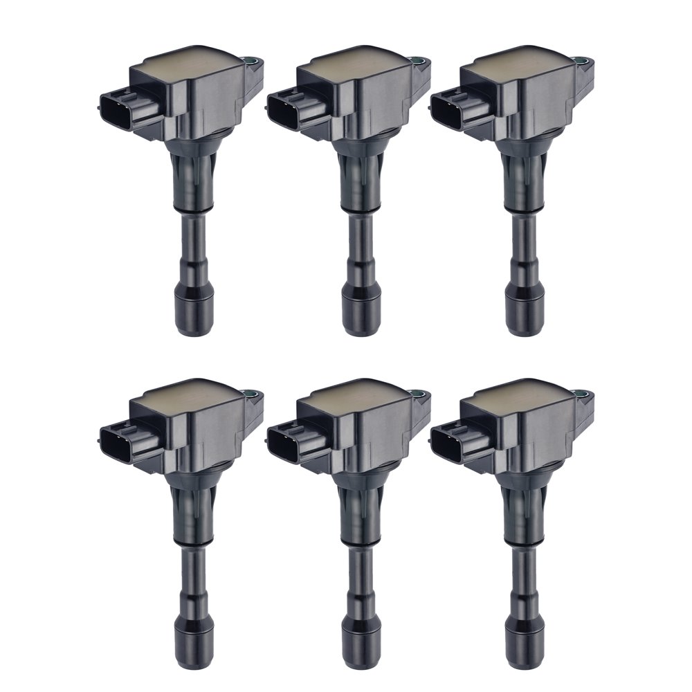 Set of 6 Ignition Coils Compatible with 370z Infiniti G37 M37 Q50 Q60