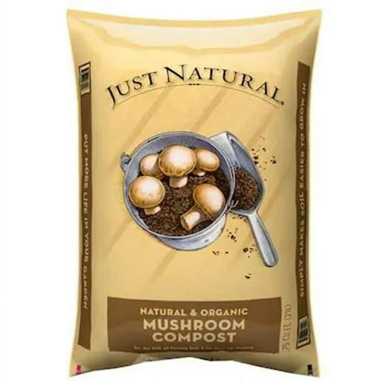 Just Natural Natural 0.75-cu ft Organic Mushroom Compost Just Natural Natural 0.75-cu ft Organic Mushroom Compost