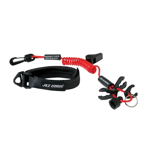 Kwik Tek UL-2 Jet Ski PWC Ultimate Lanyard Floating Keychain & Whistle, Red