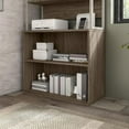 thumbnail image 3 of Hybrid Small 2 Shelf Bookcase in Modern Hickory - Engineered Wood, 3 of 7