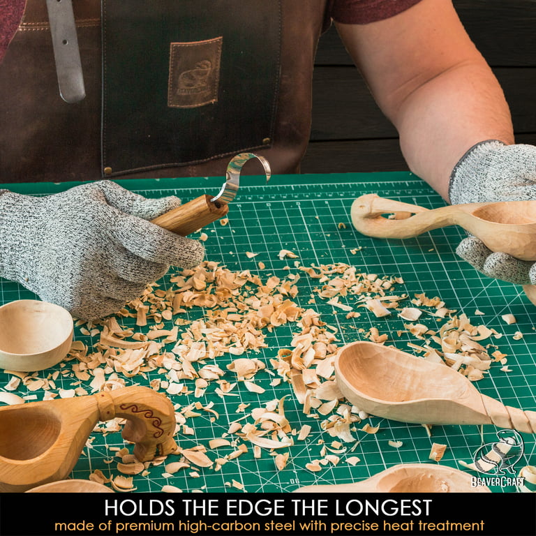 Buy S14X - Premium Spoon Carving Set With Walnut Handles online