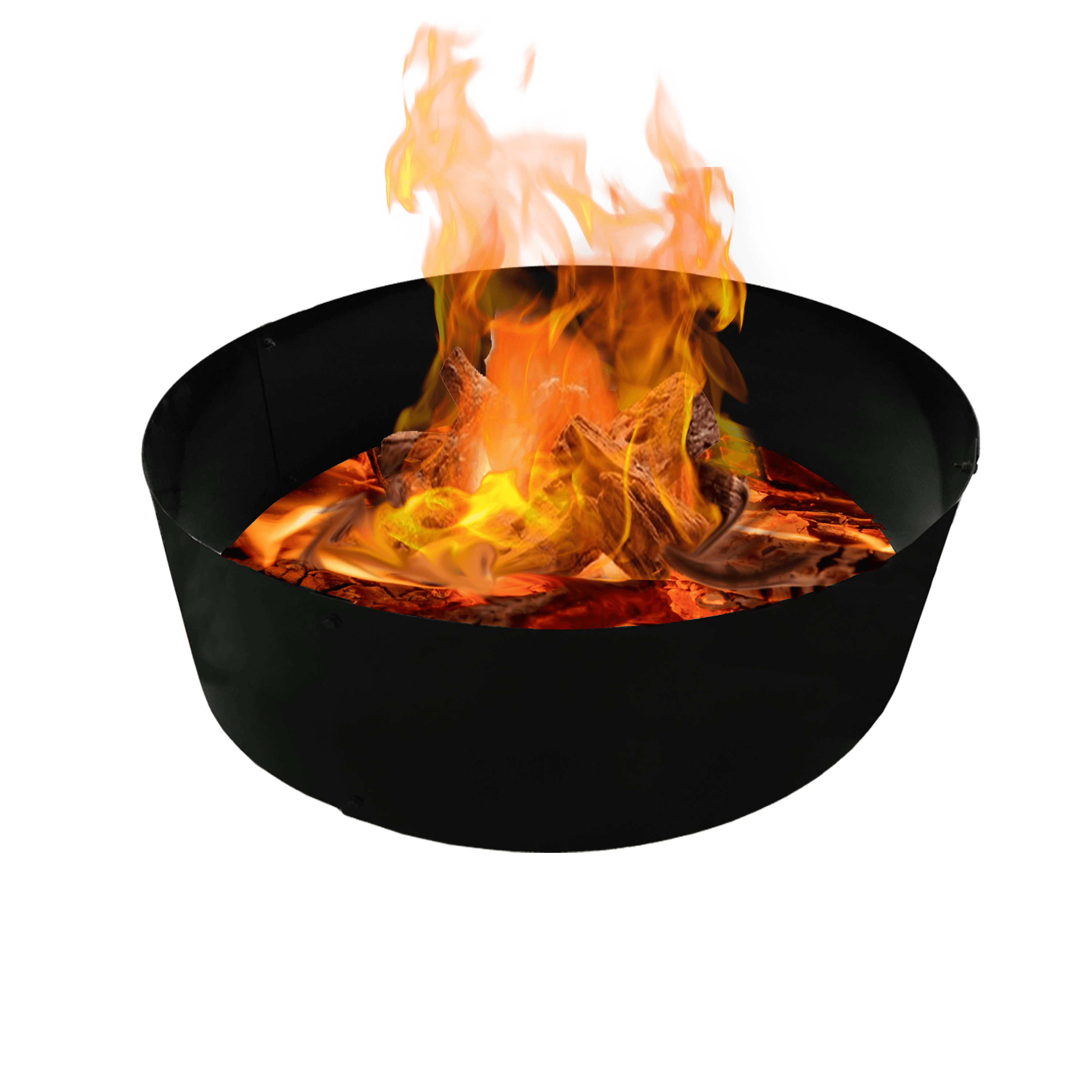 Portable Fire Pit Ring Liner, Fire Pit Insert Round 36