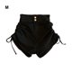 thumbnail image 3 of Jumpingount Pantalones cortos Retro de verano para mujer Prendas para la parte inferior del cuerpo Negro METRO Jumpingount  AP019256-02, 3 of 6