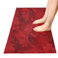 thumbnail image 5 of Dailycode Red Brush Strokes Art Bathroom Rugs Non Slip Absorbent Soft Plush Quick Dry Bath Mat, 39"x20", 5 of 8