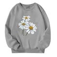 thumbnail image 2 of CAIXIA Graphic Sweatshirt for Girls Crew Cute Long Sleeve Printed Drop Shoulder Pullover Athletic Top Back To School Sweater Shirts Clothes, 2 of 4