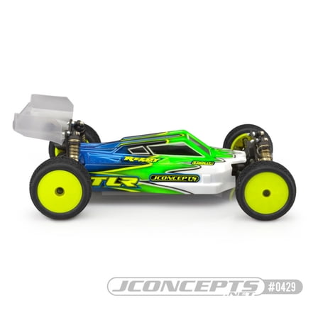 JCO0429 JConcepts S2 - TLR 22X-4 Body w/ S-Type wing (Clear) JCO0429