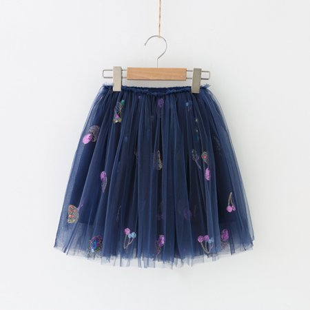

Dyfzdhu Girls Skirts Toddler Girls Dress Summer Fashion Dress Princess Dress Casual Dress Tutu Mesh Skirt Outwear Solid Colour