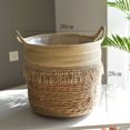 thumbnail image 1 of Strawflowerpotextralargeextralargepottedgreenplantflowerbasketplantbasketwovenfloorindoorbonsai, 1 of 5