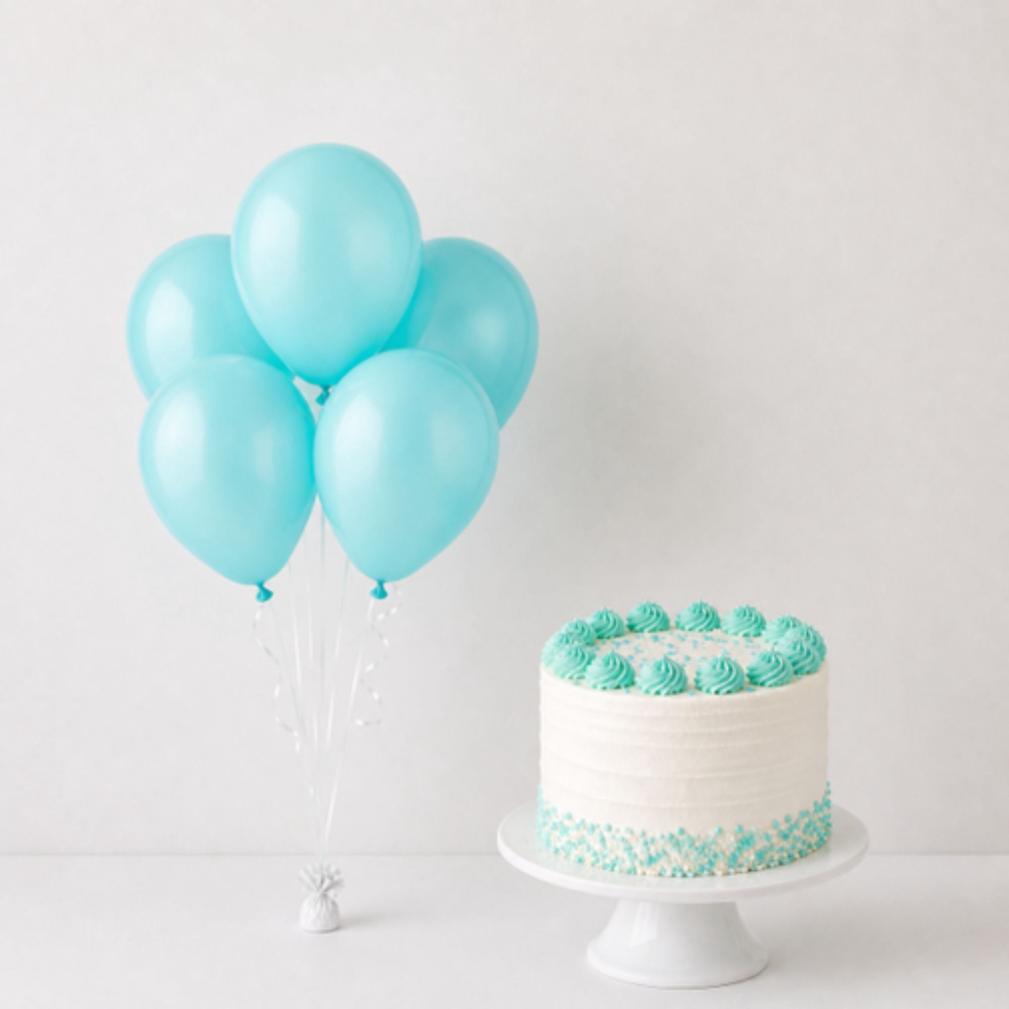 12" Teal Latex Balloons, 15 Pieces, by Way To Celebrate