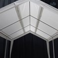 thumbnail image 3 of King Canopy 12x20' & 20x20' 8 Leg Dual Size Expandable Canopy, White (Open Box), 3 of 9