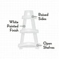 thumbnail image 5 of RiverRidge Kids 3-Tier Corner Ladder Shelf Wall Display Stand for Playrooms - White, 5 of 9