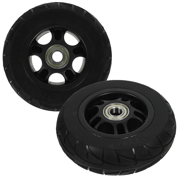 UPGRATOR 2Pcs Caster Wheels Heavy Duty For Utility Cart Effortless Rolling 4Inch