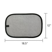 Parent's Choice Baby Car Window Cling Shades, UPF 50+, Universal Fit, Blocks Heat & UV, 2 Pack, Black
