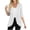 White, variant on Staron Women's Casual Cardigan 3/4 Sleeve Open Front Lightweight Soft Round Neck Loose Comfy Lounge Cardigan, White M