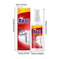 thumbnail image 2 of Spray removedor de óxido 2025 Actualización | Potente limpiador de manchas de hierro y óxido metálico | Removedor de arañazos para automóviles | Recubrimiento protector de secado rápido | Multiusos, 2 of 7
