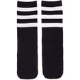 thumbnail image 2 of Kids Toddler Cotton Three Stripes Sport Soccer Team Socks Uniform Tube Cute Knee High Stocking for Boys Girls, 2 of 5