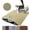 Khaki, variant on Cat Litter Mat Double Layer Pet Non Slip Big Pet Litter Box Filter MatWear Resistant Waterproof Anti-slip Cat Litter Mat