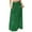 Green #159, variant on WULMLEO Long Skirts for Women Casual High Waist Maxi Skirt Flowy Aline Boho Beach Vacation Skirts with Pockets Saffron L