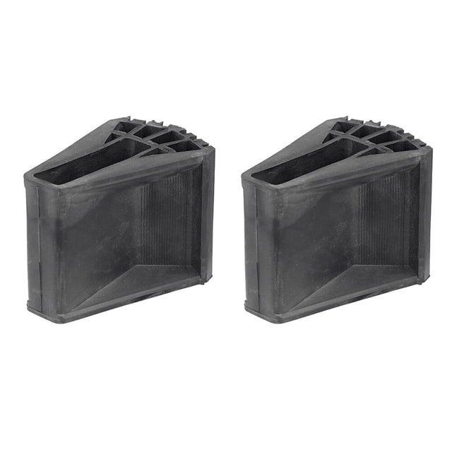 MasteelfCA 2pcs Step Ladder Feet Covers Non- Ladder Leg Covers Non- Skid Ladder Pads Extension Step Ladder Cushion for Ladder Replacement Accessories Black
