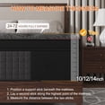 thumbnail image 6 of 14inch Queen Mattress with Gel Memory Foam Hybrid Mattress in a Box Medium Firm,Adult, 6 of 13