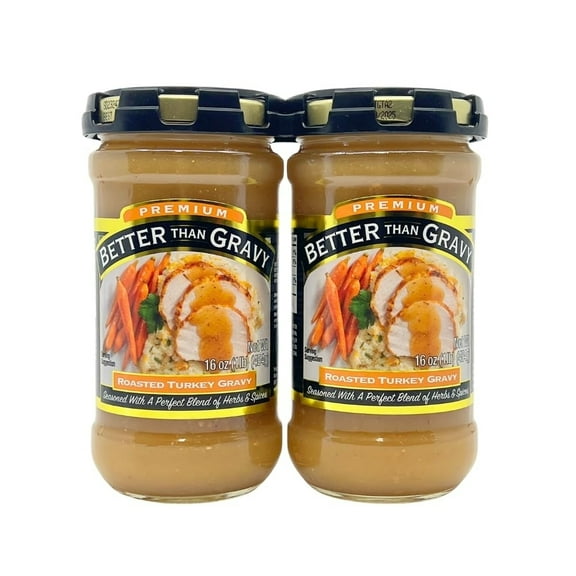 Better Than Gravy Premium Roasted Turkey Gravy, 16 Ounce (Pack of 2)