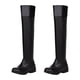 thumbnail image 1 of Sonducket Botas altas Titan cómodas y de moda de PU para cualquier ocasión, botas largas, zapatos por encima de la rodilla Accesorios de calzado negro 43, 1 of 6