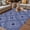 Blue, variant on Navy Blue Outdoor Rug for Patio/Deck/Porch, Non-Slip Large Area Rug 6 x 9 Ft, Traditional Tribal Abstract Geometric Art Indoor Outdoor Rugs Washable Area Rugs, Reversible Camping Rug Carpet Runner