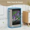 thumbnail image 6 of Trash Can with Lid, Garbage Can with Pop-up Lid, 55L/14.5Gal Trash Bin, Waste Basket for Kitchen, Bedroom, Office (Grey, Press Top Lid), 6 of 7