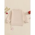 thumbnail image 6 of Kids Toddler Girls Boys Sweatshirt, 6 12 18 24 Months 2T 3T 4T 5T 6T 7T 8T 9T 10T 11T Long Sleeve Crew Neck Embroidery Letters Gingerbread Man Hoodie Pullover Christmas Costume for Boys Girls, 6 of 9