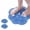 Blue (2-Pack), variant on Bohorizon Silicone Foot Scrubber for Shower, Suction Cup Back Brush Mat Gray (2-Pack)