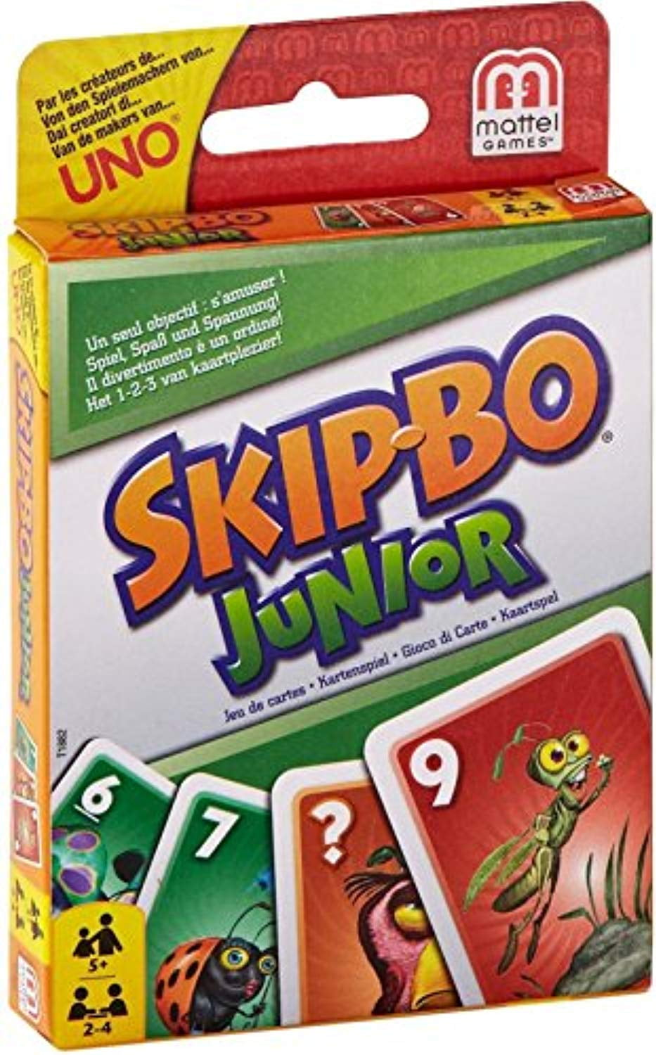 Skip Bo Jr Mattel Games SkipBo Junior Card Game Board Game B002yvyhw0