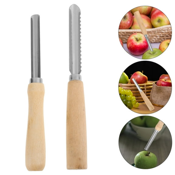PBPBOX 2Pcs Stainless Steel Fruit Core Remover Tool for Date and Pear
