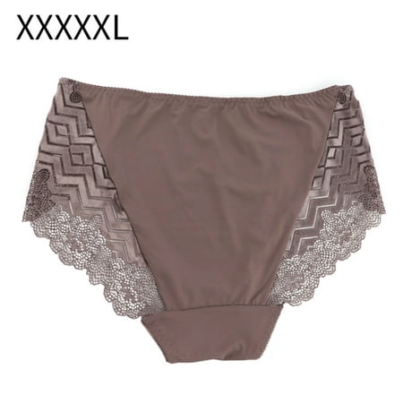 

ABIDE Women Panties Sexy Lace Seamless Underwear Mid-Waist Briefs Breathable for Girls Lady