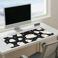 thumbnail image 6 of Kugisaki Cute Ghost Mouse Pad Large Desk Mat Non-Slip Rubber Base Stitched Edge Large Extended Desk Protector for Home Office,23.6"x11.8", 6 of 7