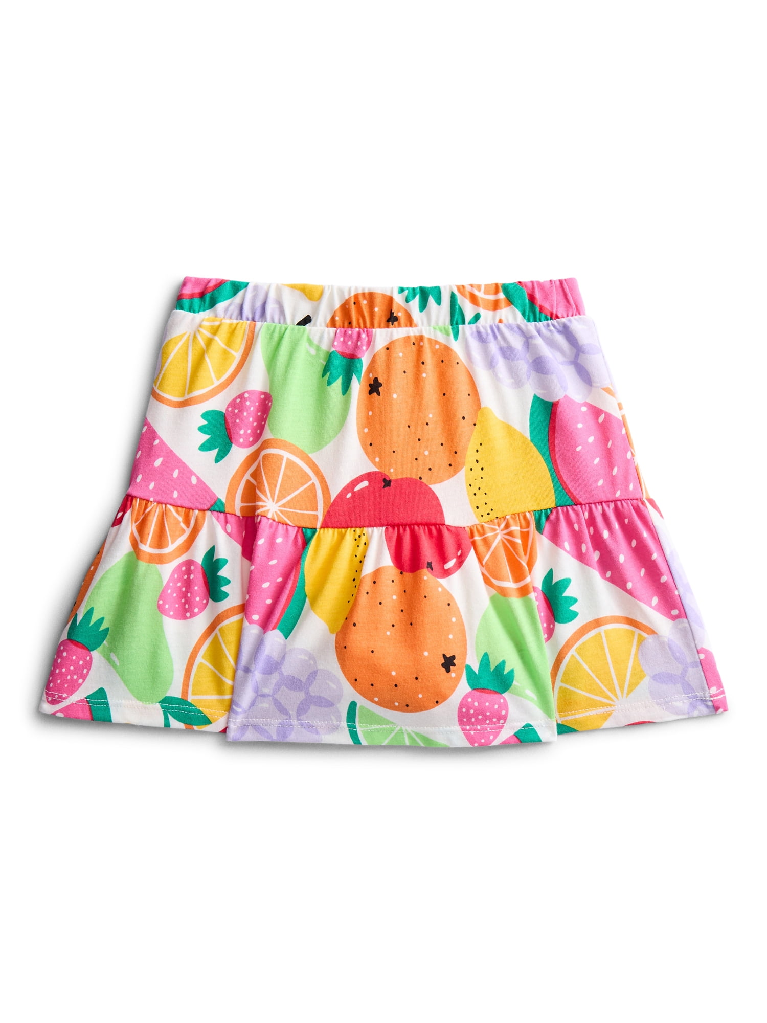 Wonder Nation Toddler Girls Ruffle Scooter Skirt, 3-Pack, Sizes 18M-5T