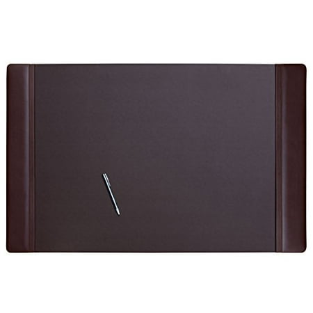 Dacasso Leather Office Desk Pad With Side Rails 38 By 24 Inch