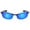Open Road Blue, variant on "The Raptor" Polarized Bifocal Lightweight Sunglasses for Men and Women - Silver - 1.75