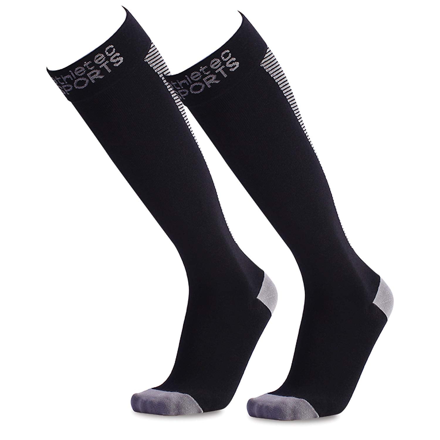 Athletec Sport Compression Socks for Men and Women (2030 mmHg) for Runners, Athletes, Travel