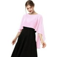 thumbnail image 2 of Dalrosia Sheer Chiffon Capes Soft Capelets for Women, Lightweight Shawls and Wraps for Evening Party Dress Cover Up, 2 of 2