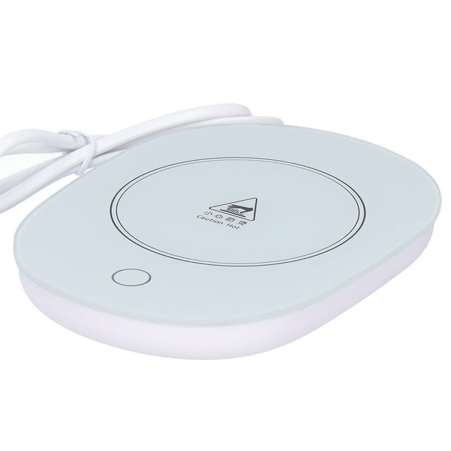 Calentador de tazas almohadilla calentadora de tazas duradera vidrio templado + material plástico para tazas de acero inoxidable biberones ANGGREK Otros