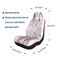 thumbnail image 5 of Yiaed Aerial Yoga for Unicorn Print Car Seat Covers,Universal Auto Seats Protector Fits for Car,SUV Sedan,Truck,Automotive Seat Covers & Accessories-2 PCS, 5 of 9