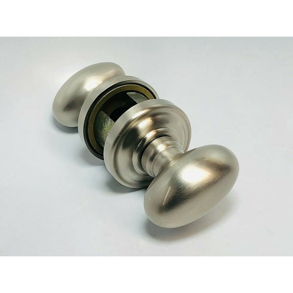Baldwin Hardware 5225.150.FD Full Dummy Knob Set, Satin Nickel