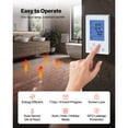 thumbnail image 4 of KFFKFF 120V Electric Floor Heating System, 100 sqft Radiant Heat Mat with Decoupling Membrane, Smart Thermostat, and Alarm for Easy Installation Under Tile, Stone, or Vinyl, 4 of 9