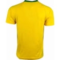 thumbnail image 5 of Icon Sports Brazil Soccer Jersey, Yellow/Green, 100% Poly, YXS-XXL, 5 of 7