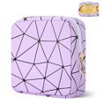 thumbnail image 1 of Bolsa para el periodo de cuero PU Likesing, estuche para toallas sanitarias, morado, 1 of 7