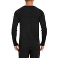 thumbnail image 6 of Stamzod Rash Guard for Men Crew Neck Long Sleeve Sun Shirt Casual Athletic Fishing T-Shirts Black XXL, 6 of 9